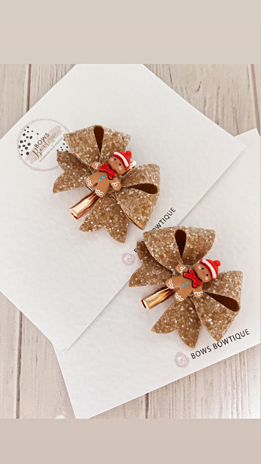 Gingerbread Cookie Bow